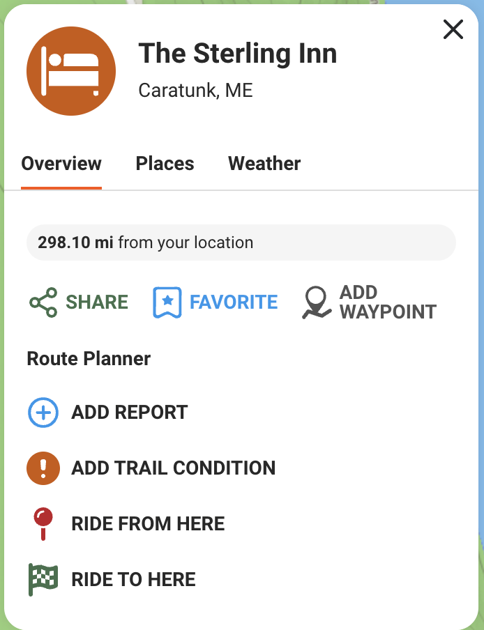 The Sterling Inn, Caratunk, ME